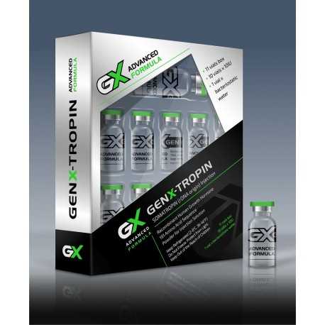 GenX-Tropin 100IU HGH kit with bacteriostatic water buy online UK
